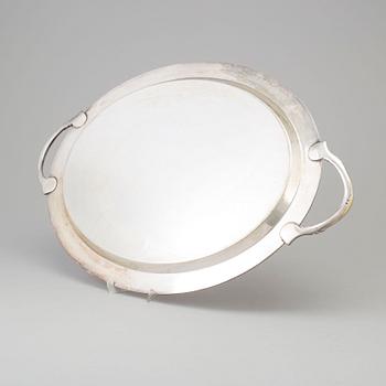 A silverplated tray, WMF, Germany, 1920´s.