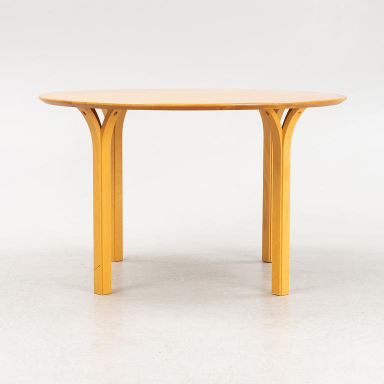 A birch dining table, IFORM, Malmö, dated 2003.