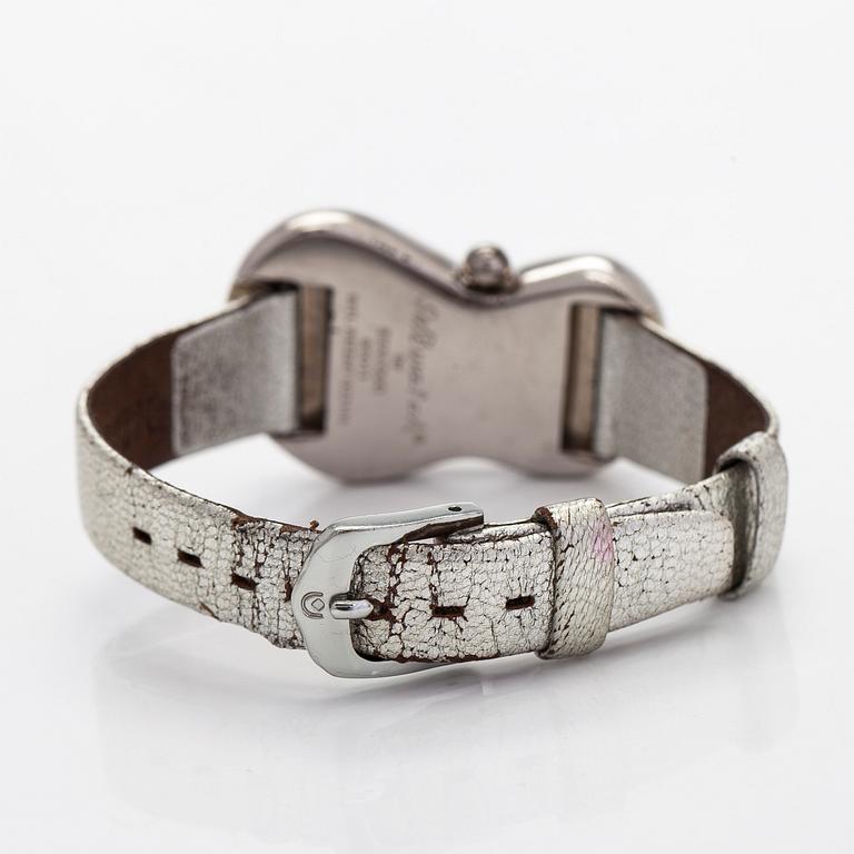 Exaequo, Soft watch, 40 x 25 mm, armbandsur, vitmetall, quartz.