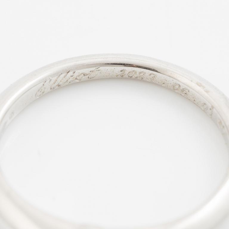 Tiffany & Co, ring, platinum with brilliant-cut diamond 0.23 ct.