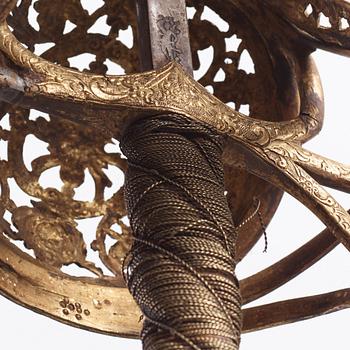 Basket-hilted Rapier, first half of the 17th Century.