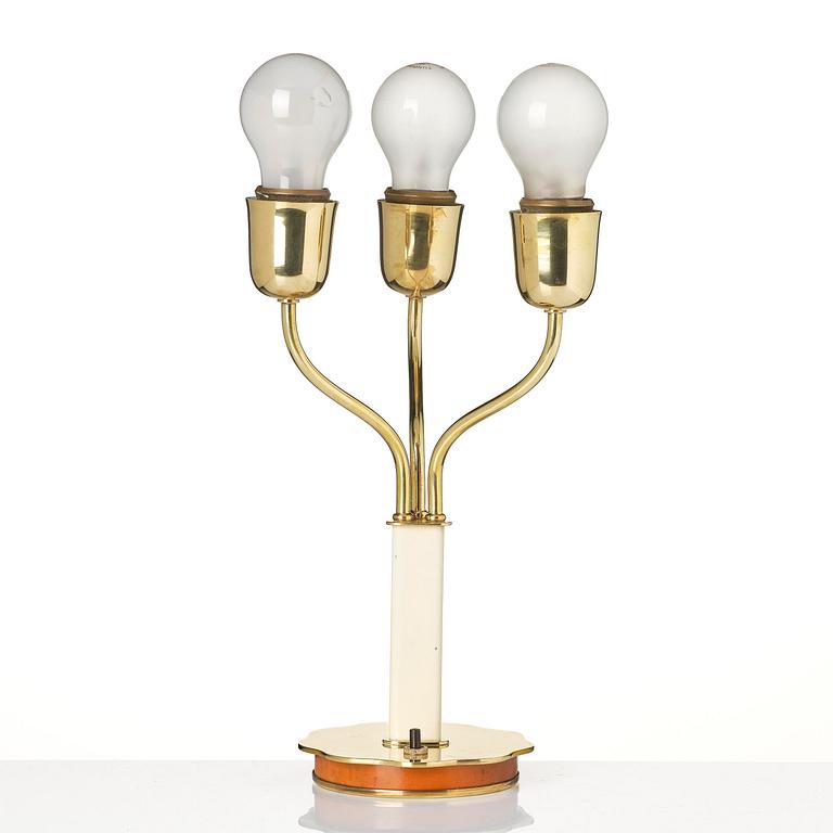 Harald Notini, a table lamp model "15484", Arvid Böhlmarks Lampfabrik, Stockholm, 1940s.