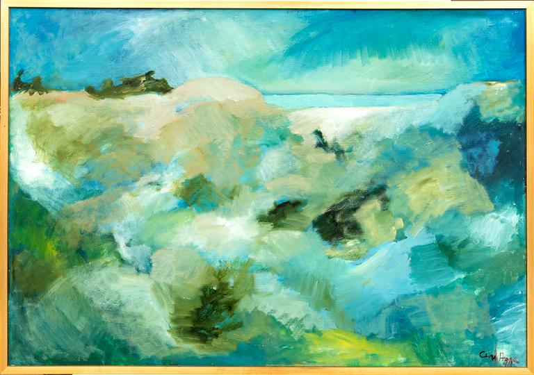 Curt Agge, olja på duk signerad.