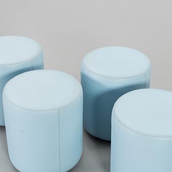 FOUR JOHANSSONS DESIGN STOOLS.