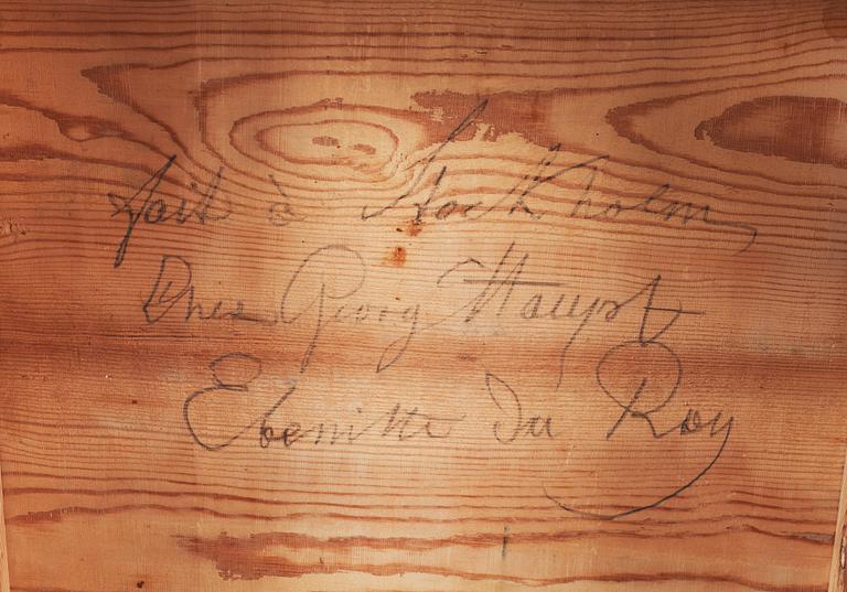 A Gustavian table signed by Georg Haupt, master 1770.