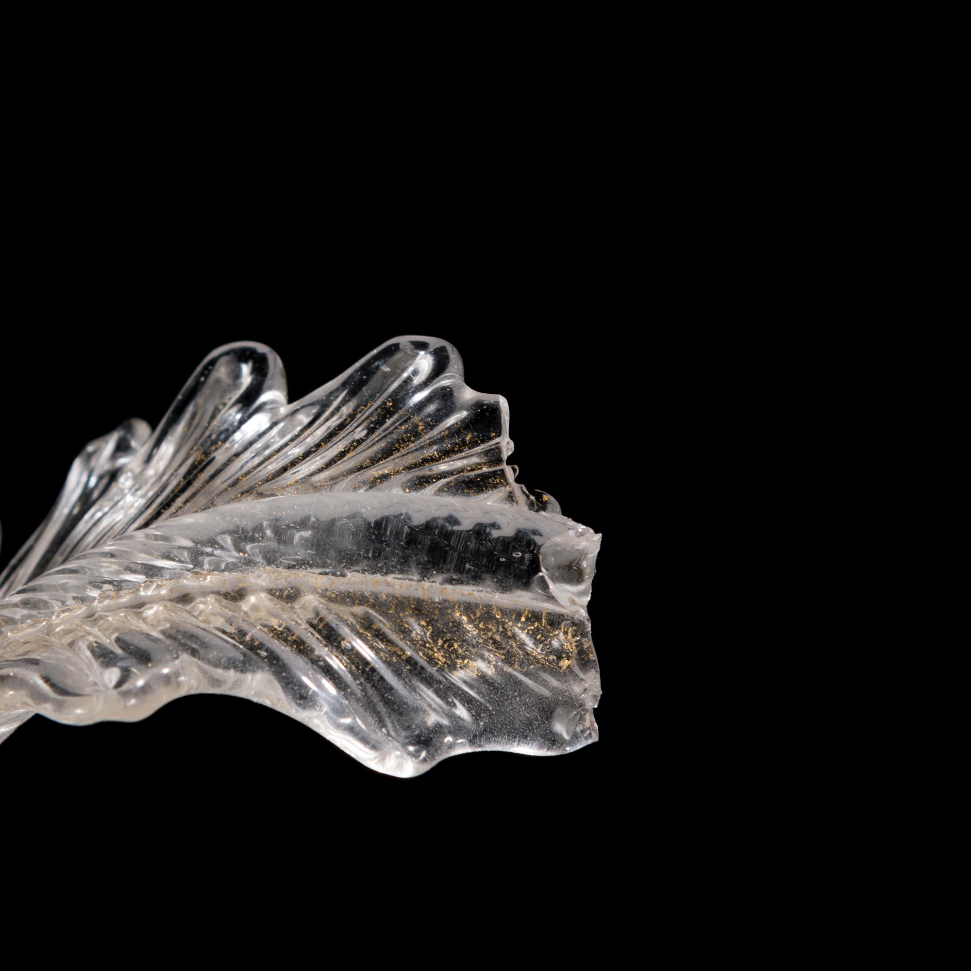 A mid-20th-century Murano glass chandelier, Italy.