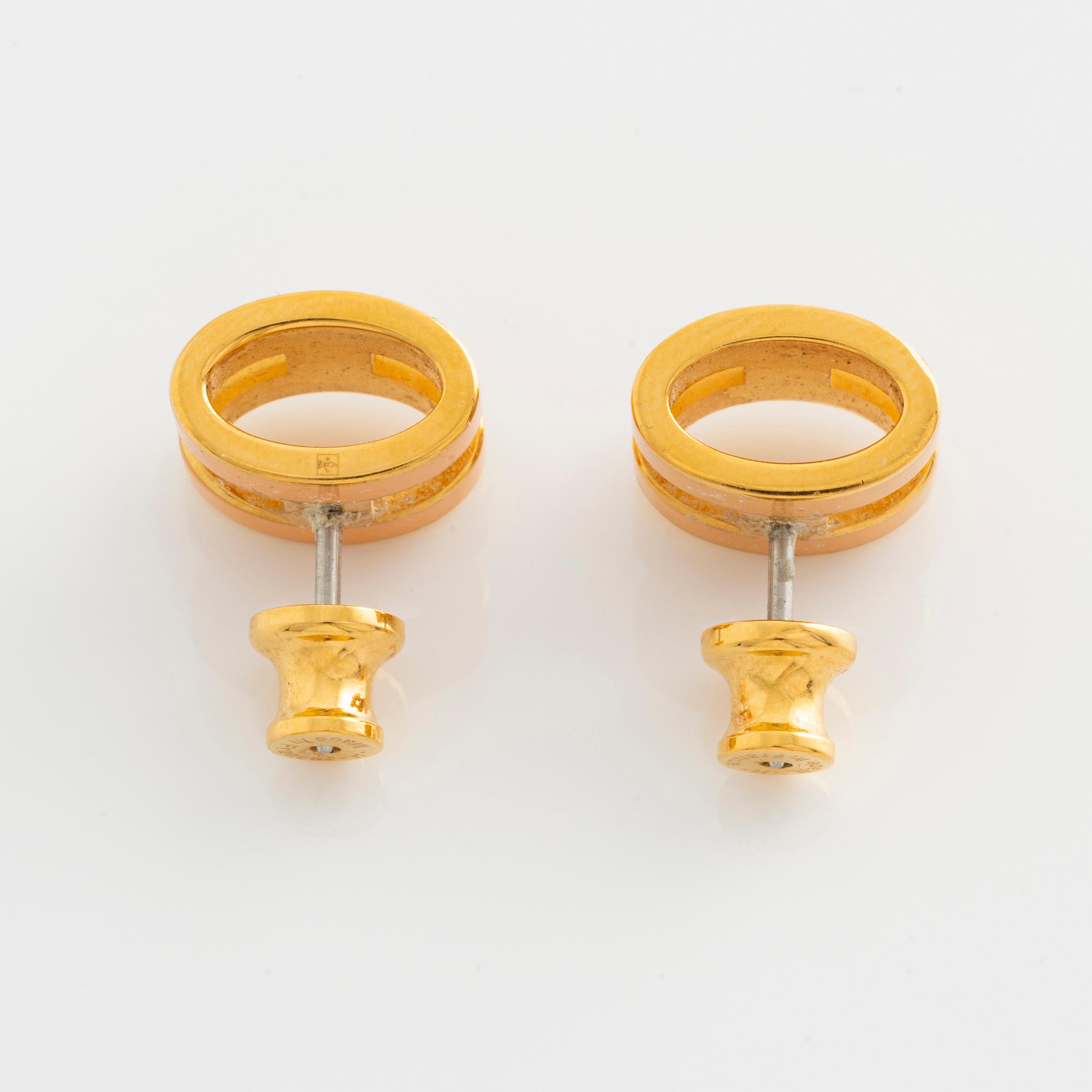 Hermès, a pair of 'Pop H' earrings.