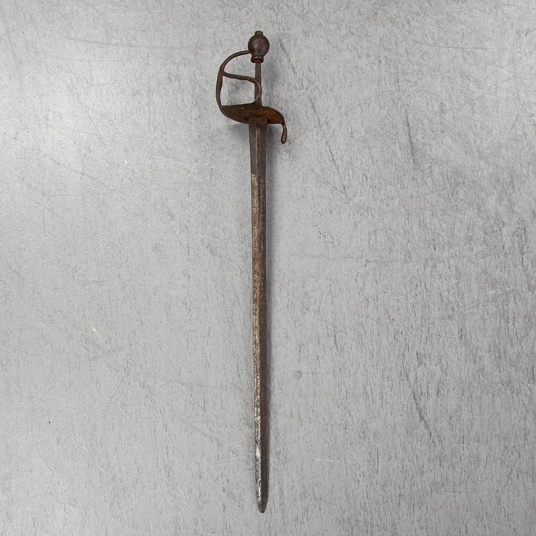 A Swedish 18th Century cutlass.