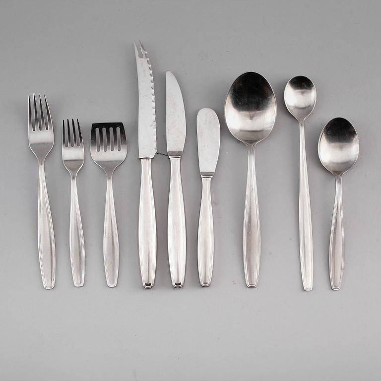 BESTICK, 80 delar, stål, "Parad", design Sven-Arne Gillgren 1962, Gense.