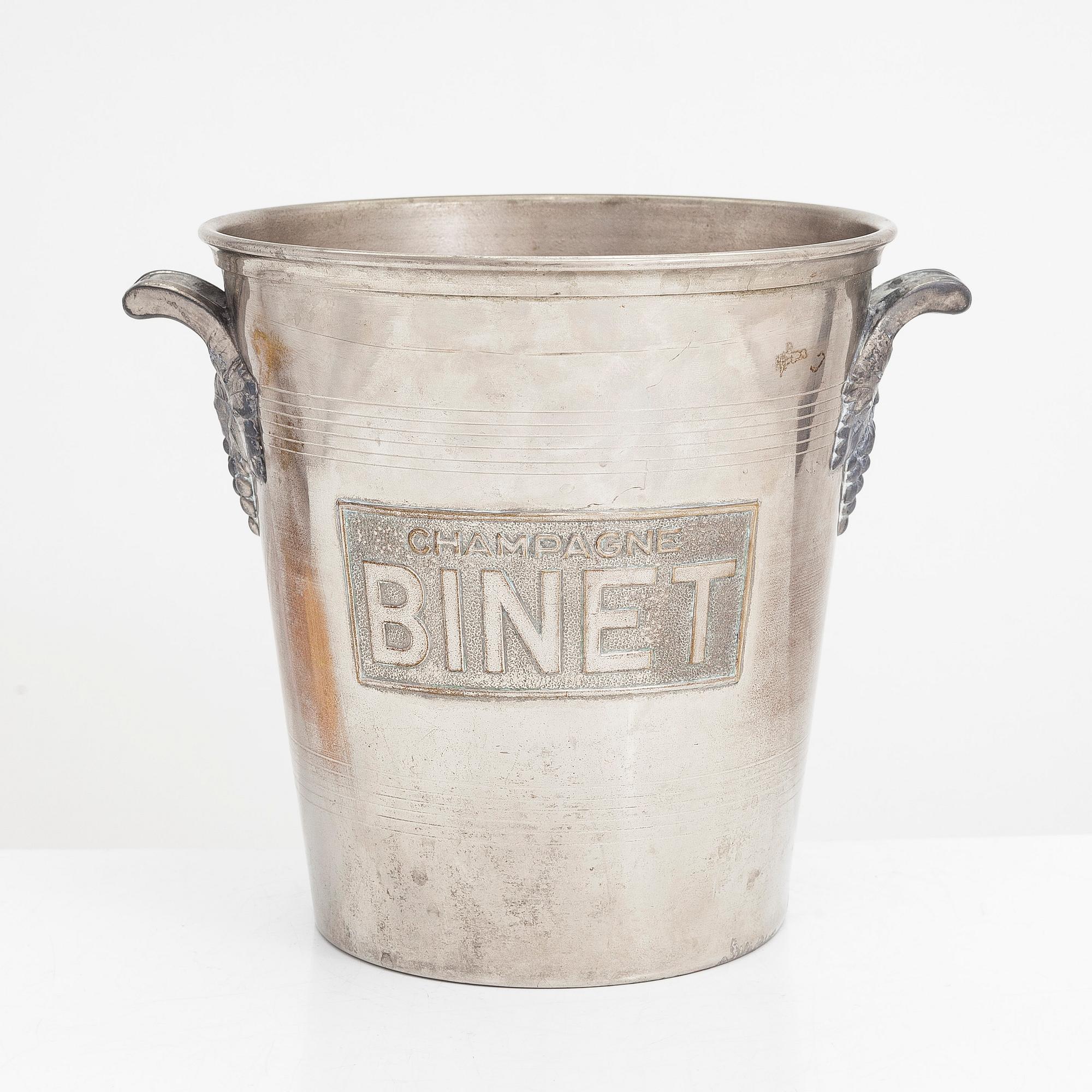 A Champagne cooler bucket, Binet, Argit, France.