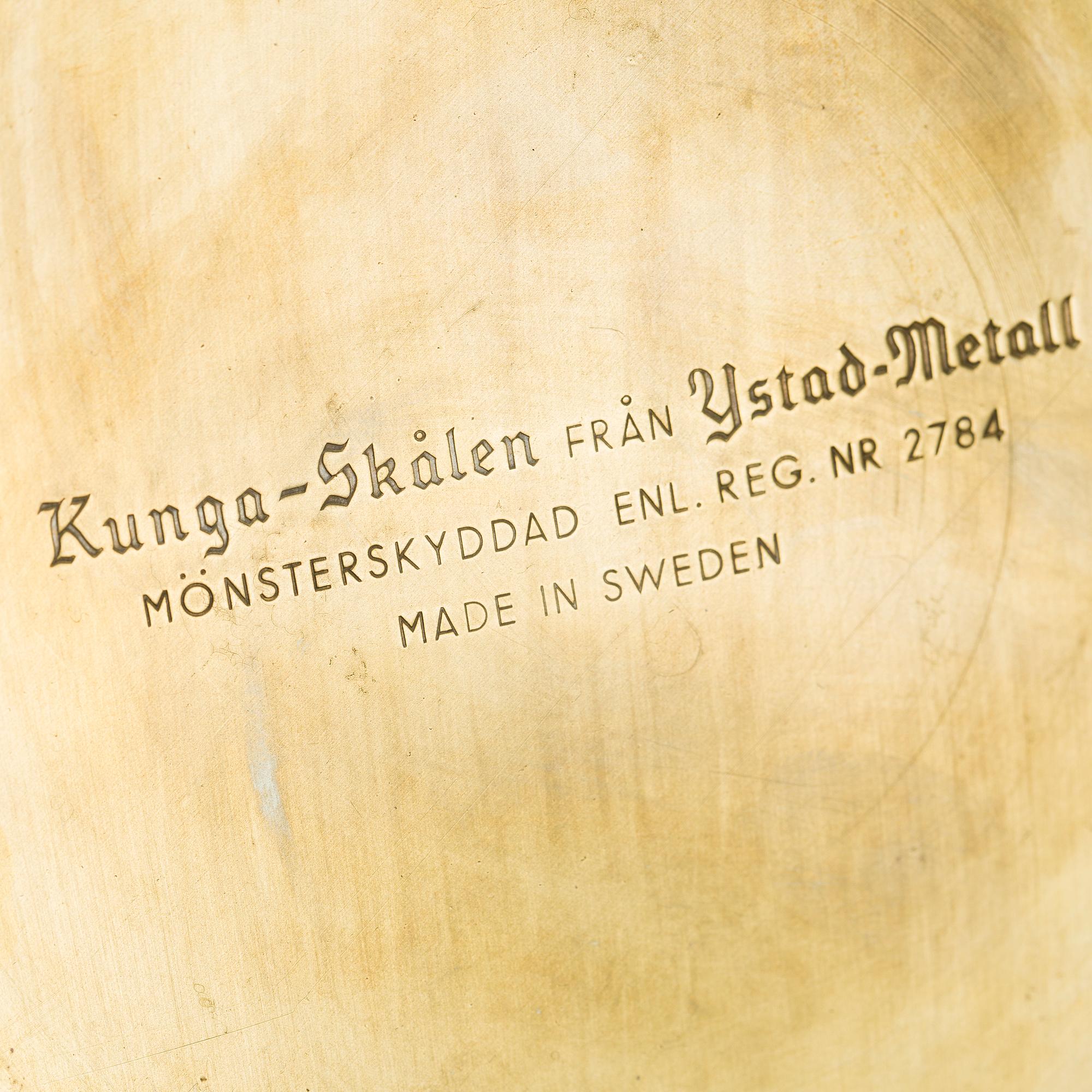 KUNGASKÅLEN, Ystad metall. 1900-talets mitt.