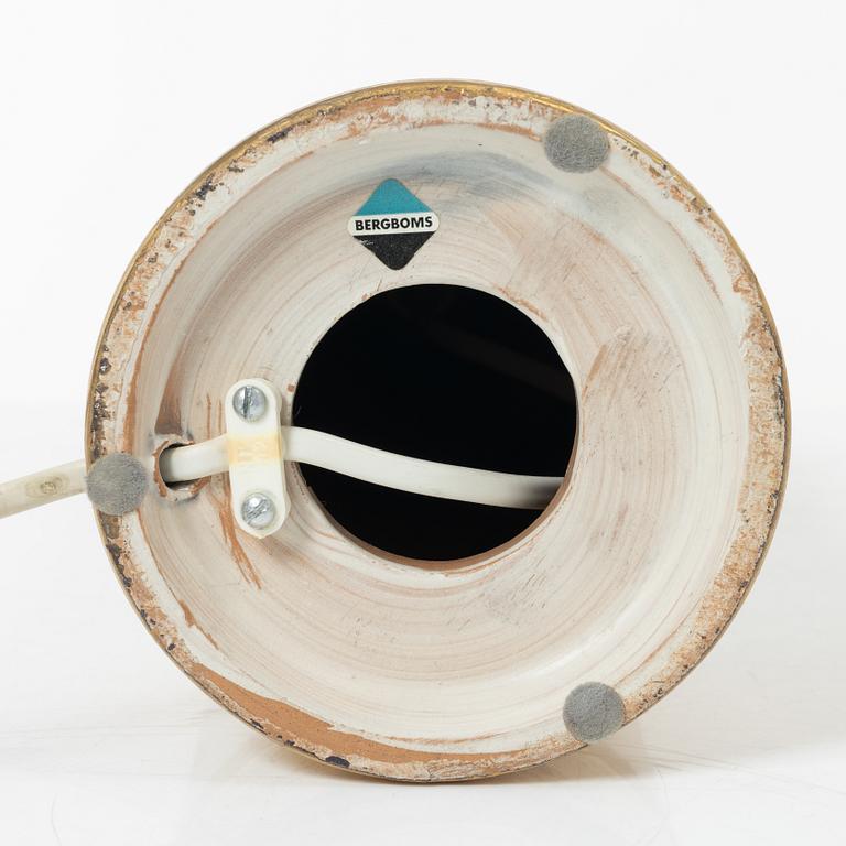 Bordslampor, 4 st, Bitossi för Bergboms, 1900-talets andra hälft.