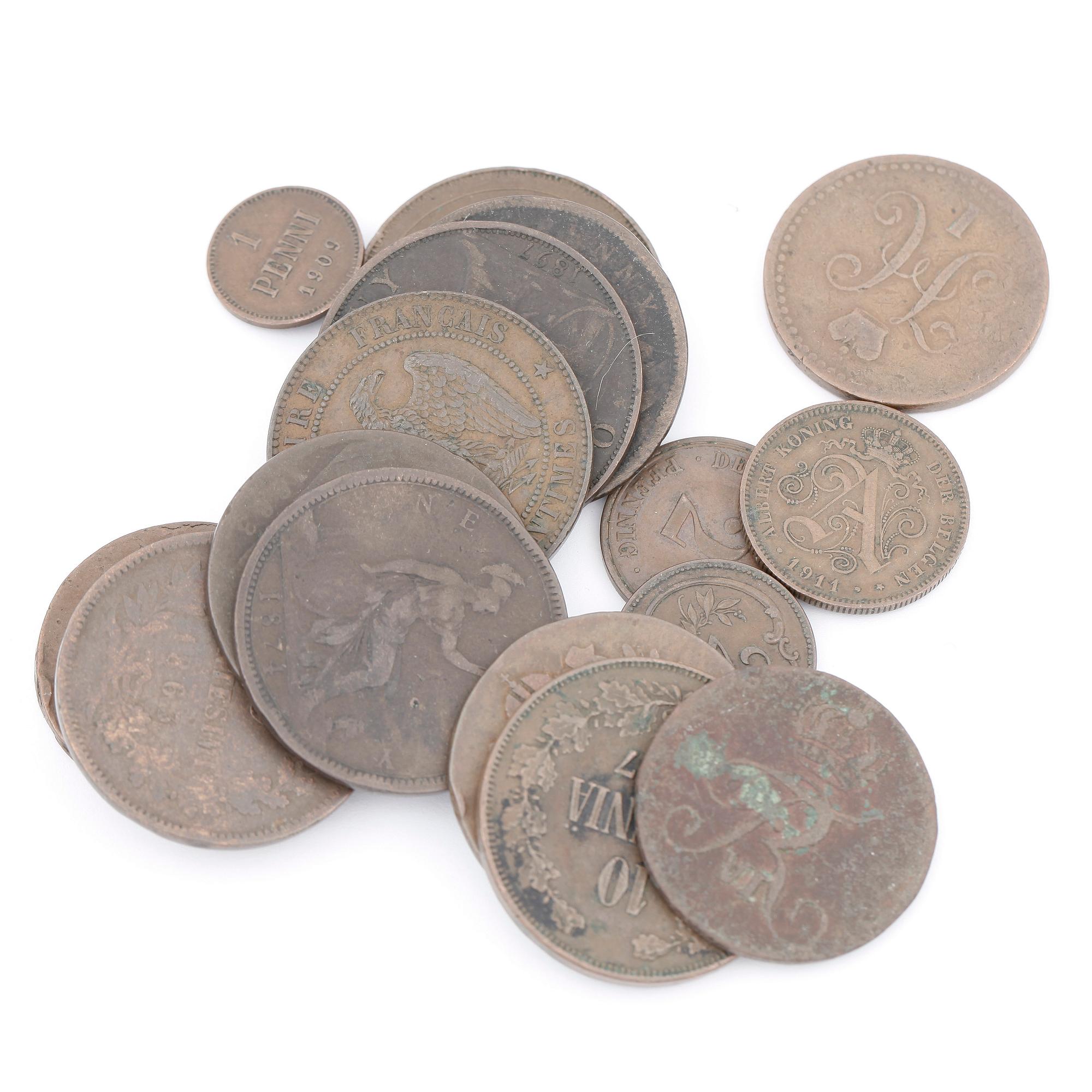KOPPARMYNT, 17 st, Europa, 1800/1900-tal.