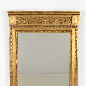Carl Gustaf Fyrwald, a mirror, late Gustavian, Stockholm, 1792.