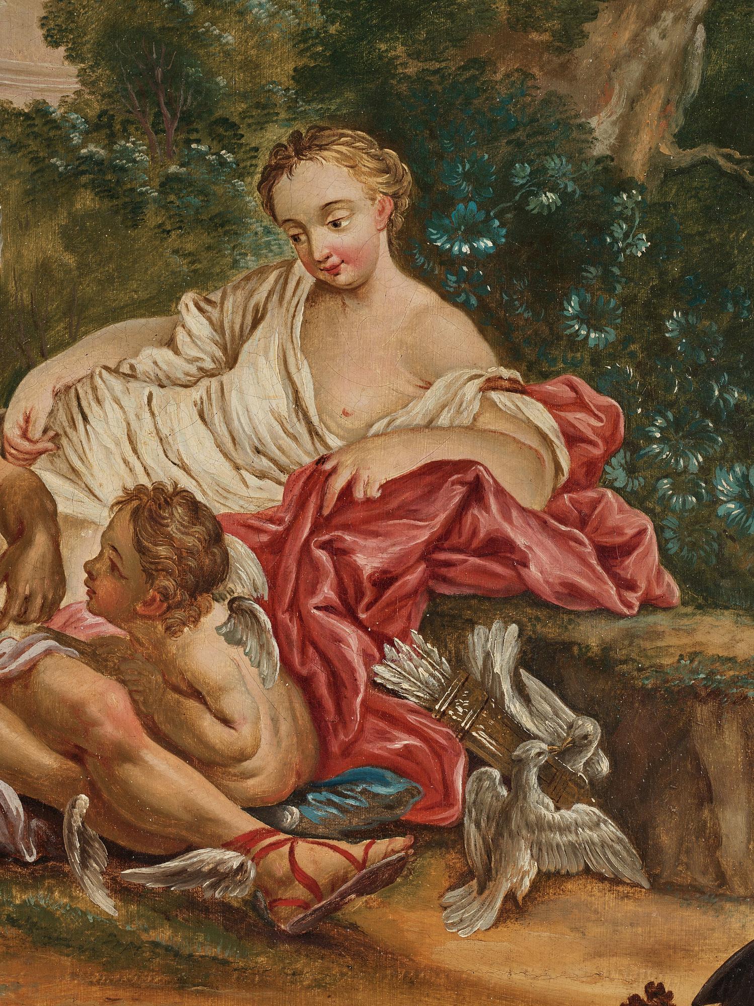 Johan Pasch Attributed to, "L'éducation de l'amour par Mercury".