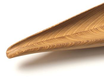 Tapio Wirkkala, a laminated birch plywood dish, Finland 1950's.