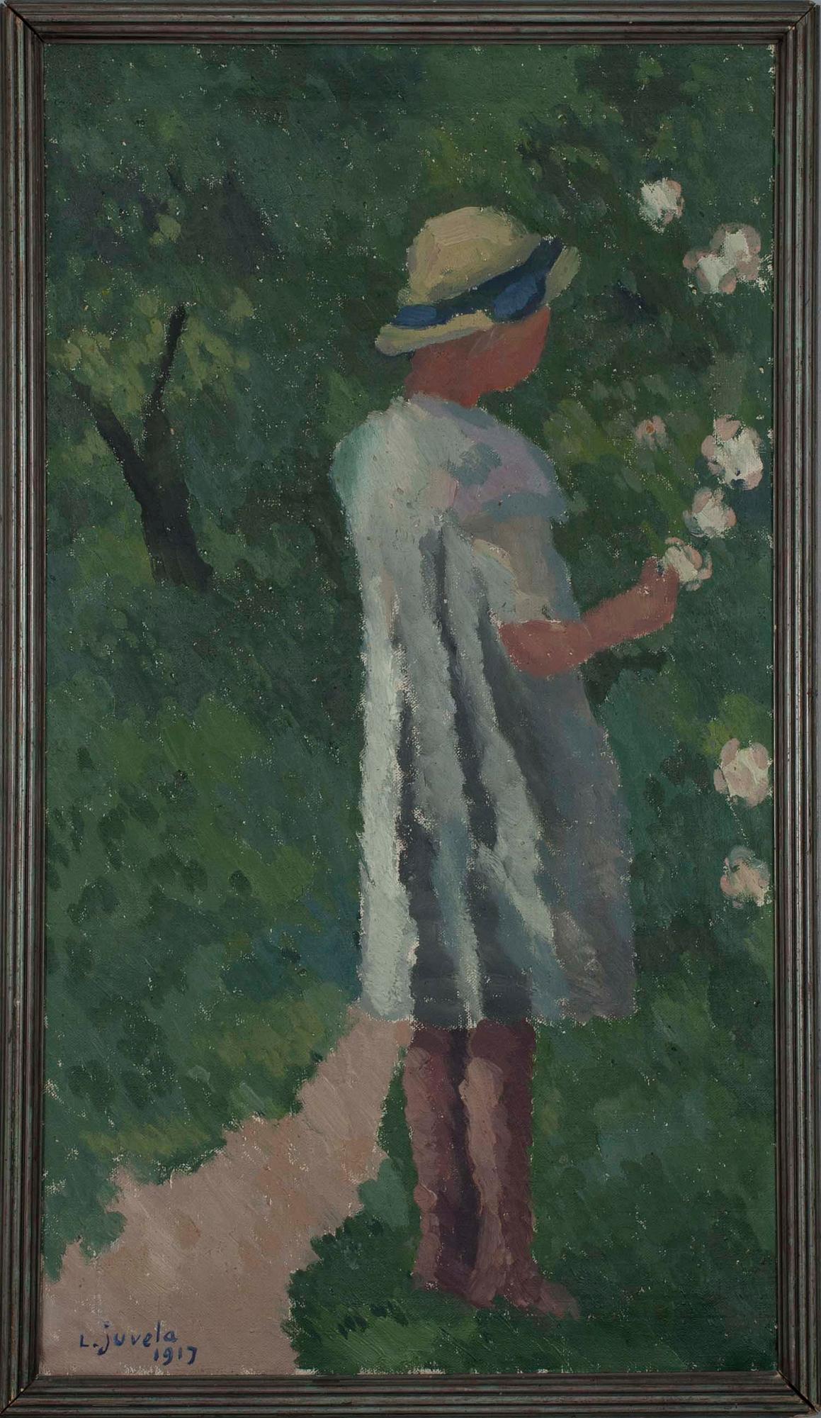 LENNU JUVELA, olja på duk, sign o dat 1917.