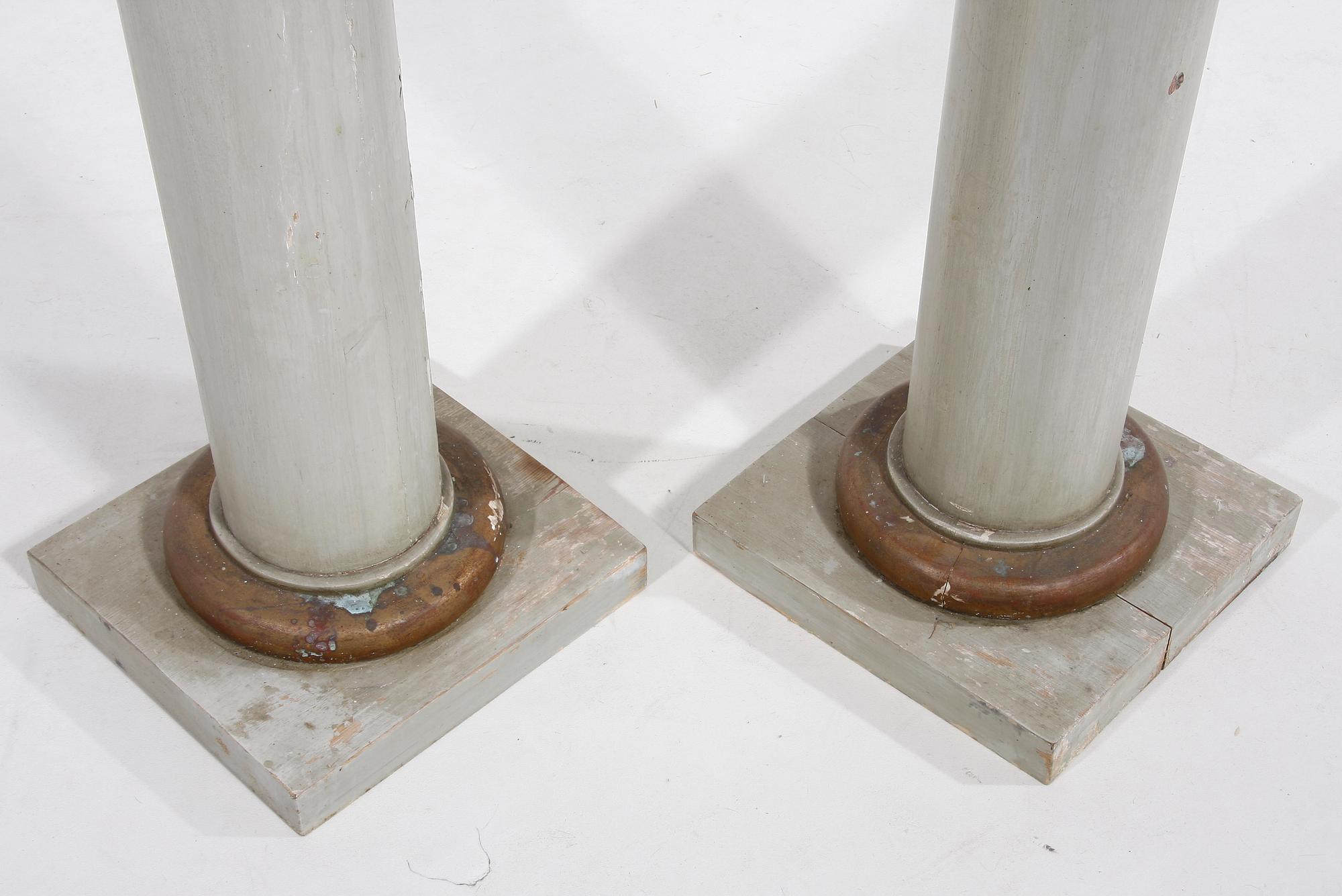 PIEDESTAL, ett par, gustaviansk stil, tidigt 1900-tal.