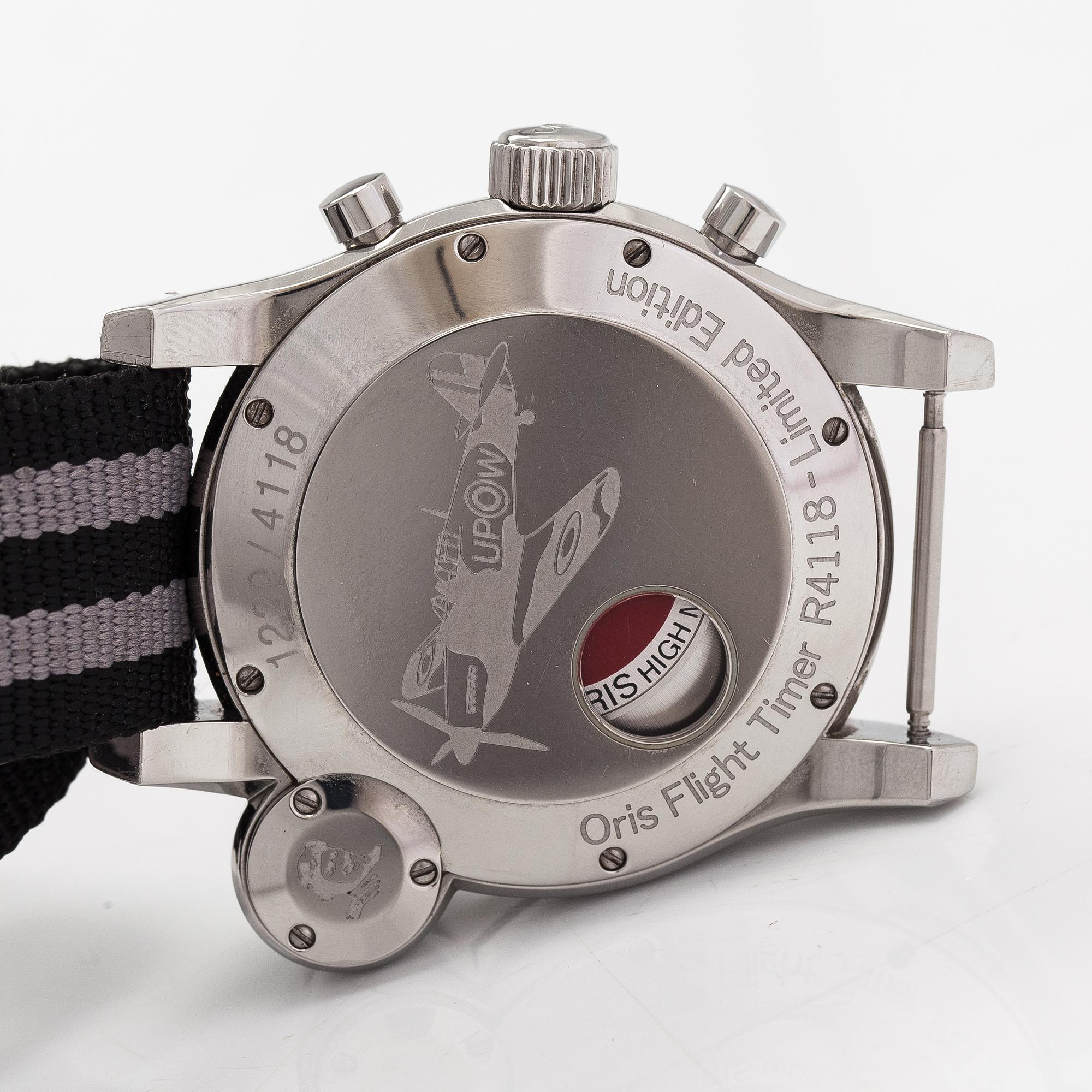 Oris, Flight timer, wristwatch, 44 mm.