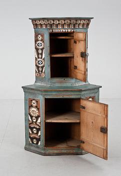 HÖRNSKÄNKSKÅP, allmoge, Rättvik, Dalarna. Dat 1797.