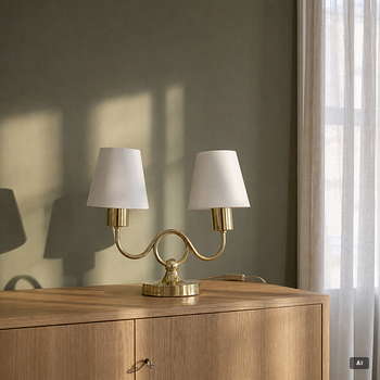 Josef Frank, Table lamp, model 2483, "The Jewel", Svenskt Tenn.