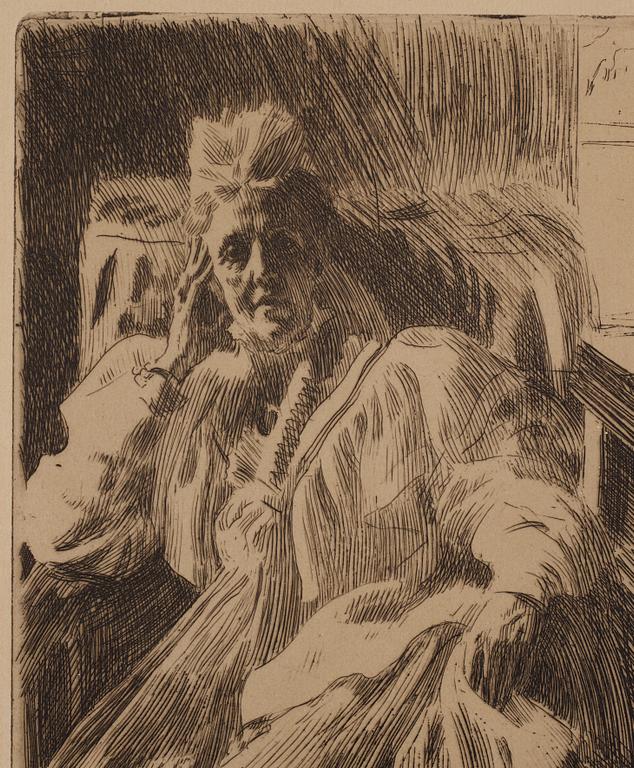 Anders Zorn, "Änkedrottning Sophia".