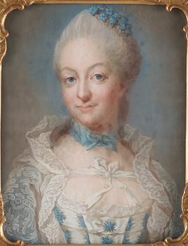 Gustaf Lundberg Tillskrivna, Herr- och damporträtt, bröstbilder, ett par.