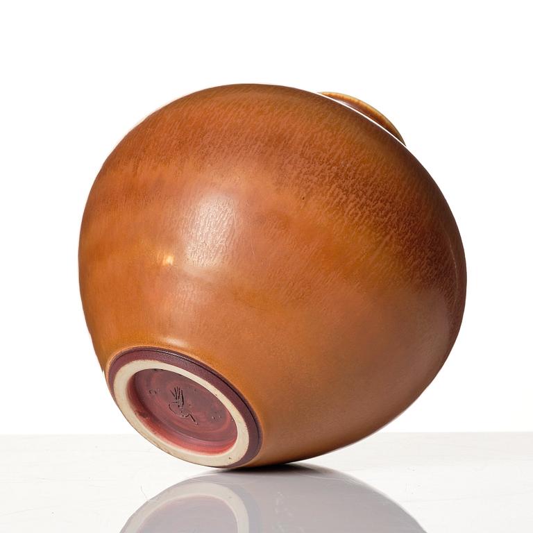 Berndt Friberg, a stoneware vase, Gustavsberg studio, Sweden 1958.