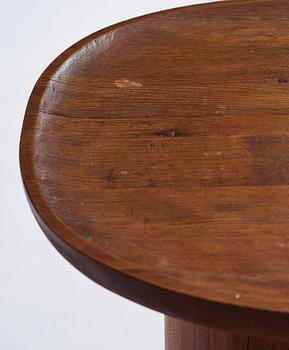 Axel Einar Hjorth, a stained pine 'Utö' table, Nordiska Kompaniet, 1930s.