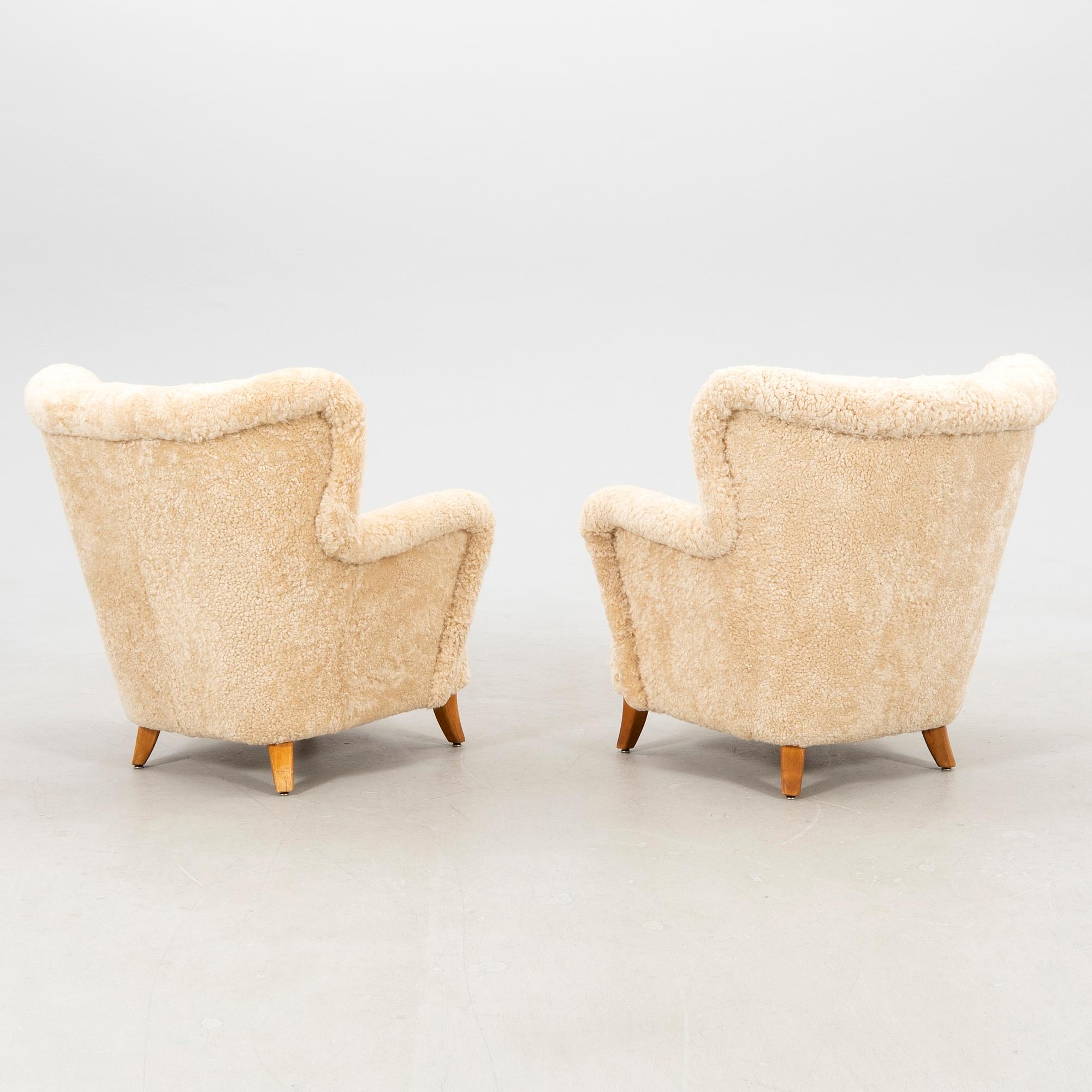 Ilmari Lappalainen, fåtöljer ett par 1940/50-tal Finland.