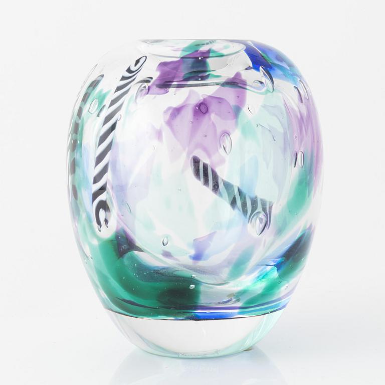Bertil Vallien, a vase, Kosta Boda Atelier.