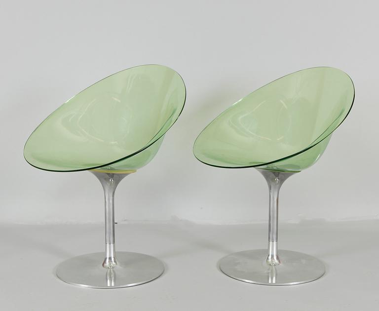 STOLAR, 1 par, "Eros", Philippe Starck, Kartell, Italien, 1900-/2000-tal.