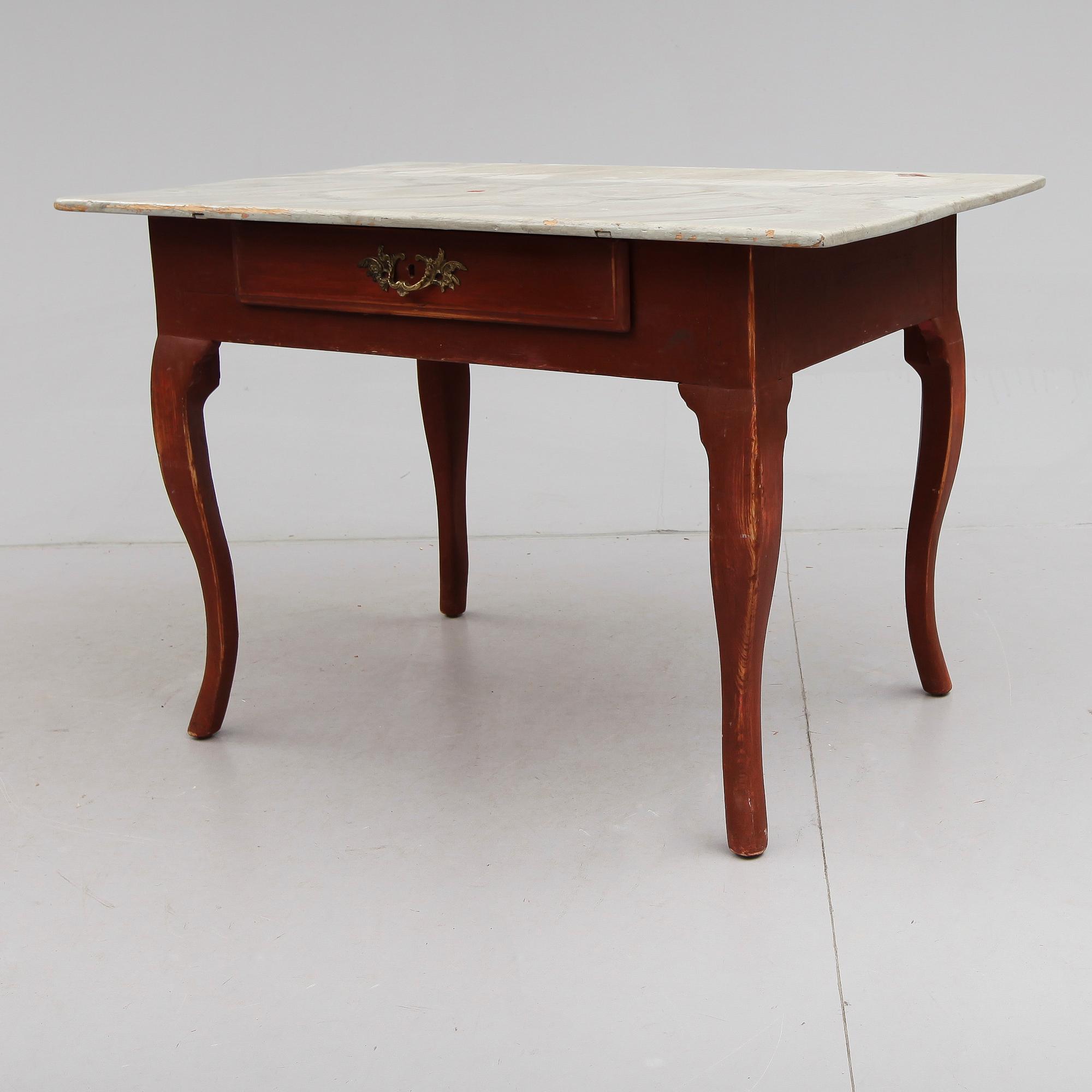 SKRIVBORD, rokokostil, 1800-talets första hälft.