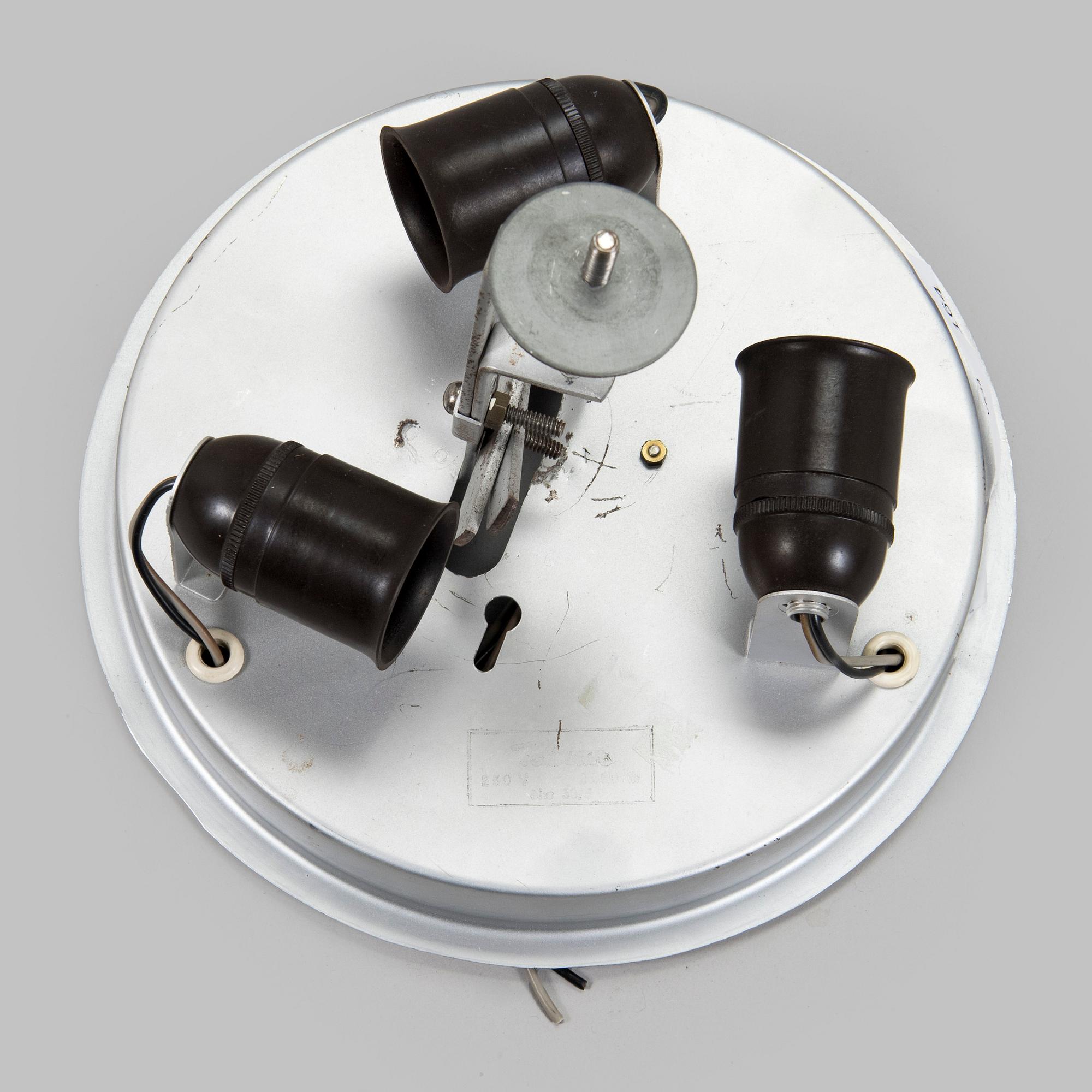 Taklampa / Plafond modell K5 - 25/PL för Idman 1900-talets mitt.