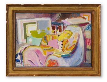 Ivon Hitchens, "Figure reading, Adelaide Road".