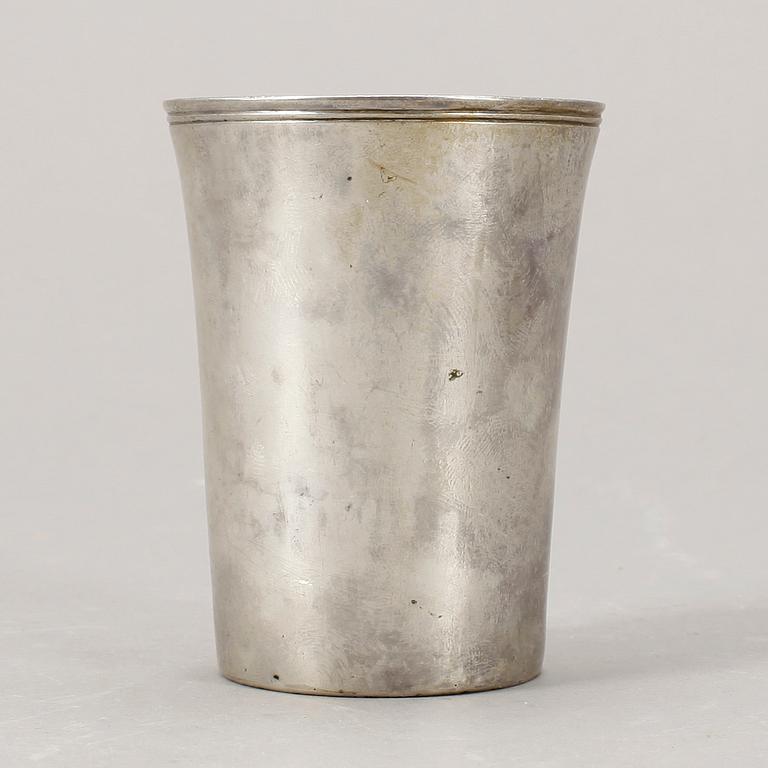 BÄGARE, silver, Wien, Österrike-Ungern, 1810. Vikt vikt 150 gam.