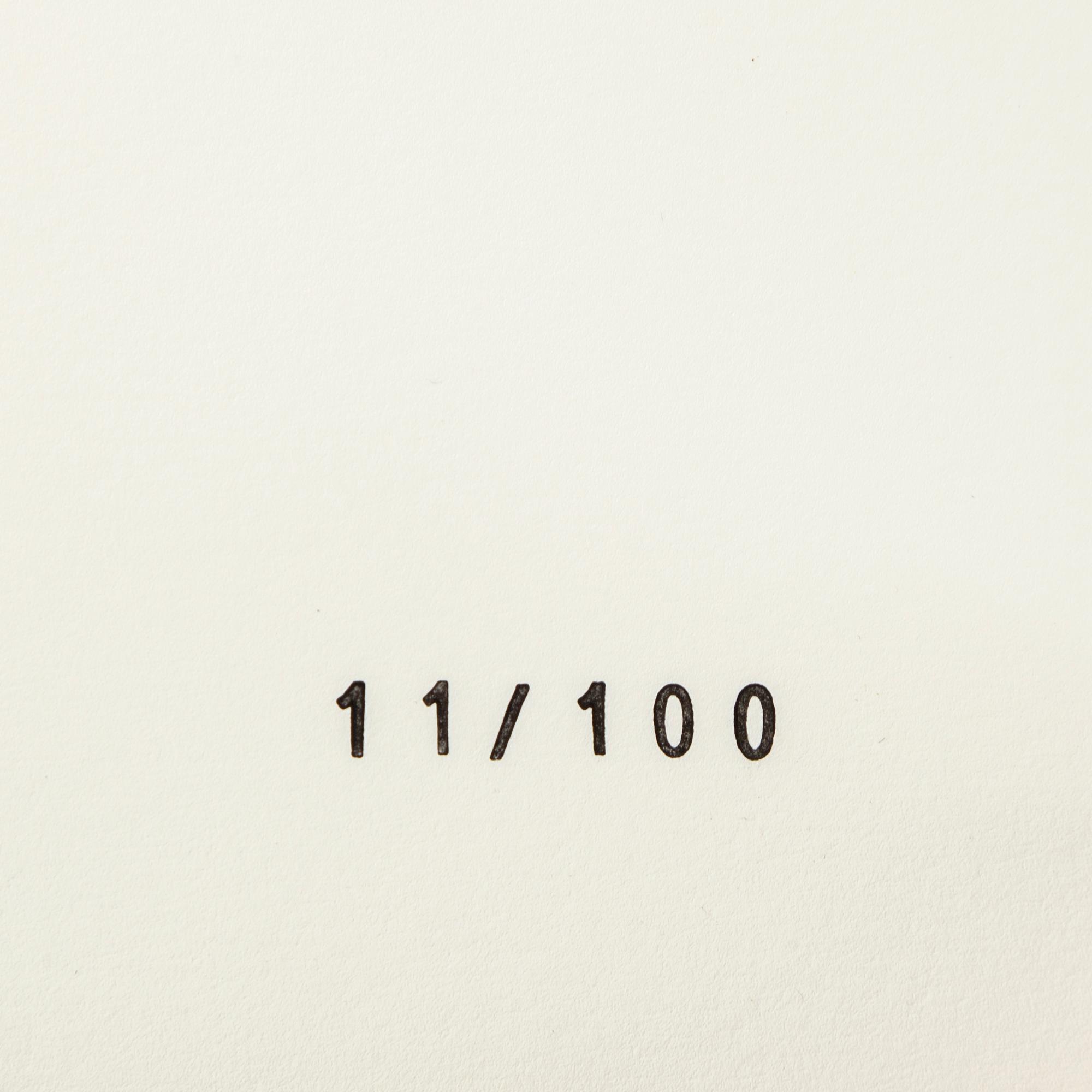 JENNY LEXANDER, pigment print, signed Jenny Lexander in pencil. Edition 11/100.