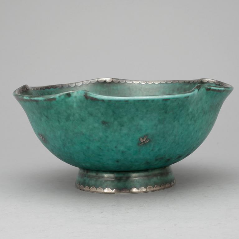 SKÅL, stengods, "Argenta", Wilhelm Kåge, Gustavsberg.1934.