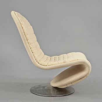 FÅTÖLJ, "E6101 (Deluxe version)", Verner Panton, Fritz Hansen, Danmark, modellen formgiven 1973.