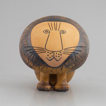 Lisa Larson, a stoneware "Lejon Maxi" sculpture, Gustavsberg, Sweden.