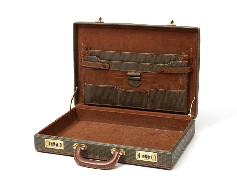 A briefcase by Charles Jourdan.
