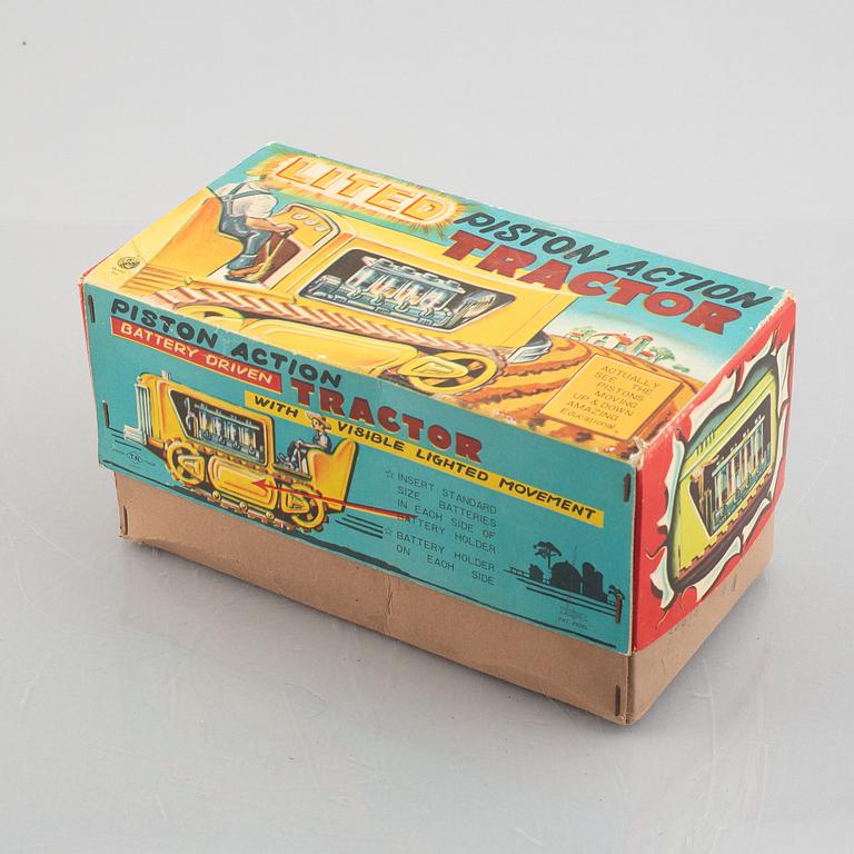 Toy, Piston Action, "Tractor", T.N., Japan, 1950s/60s.