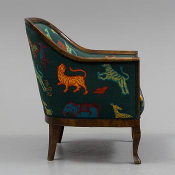 An armchair from the early 20th century.