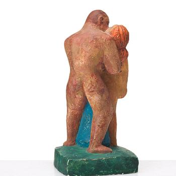 BROR HJORTH, sculpture, painted plaster, signed, numbered 1/10 and dated 1965.