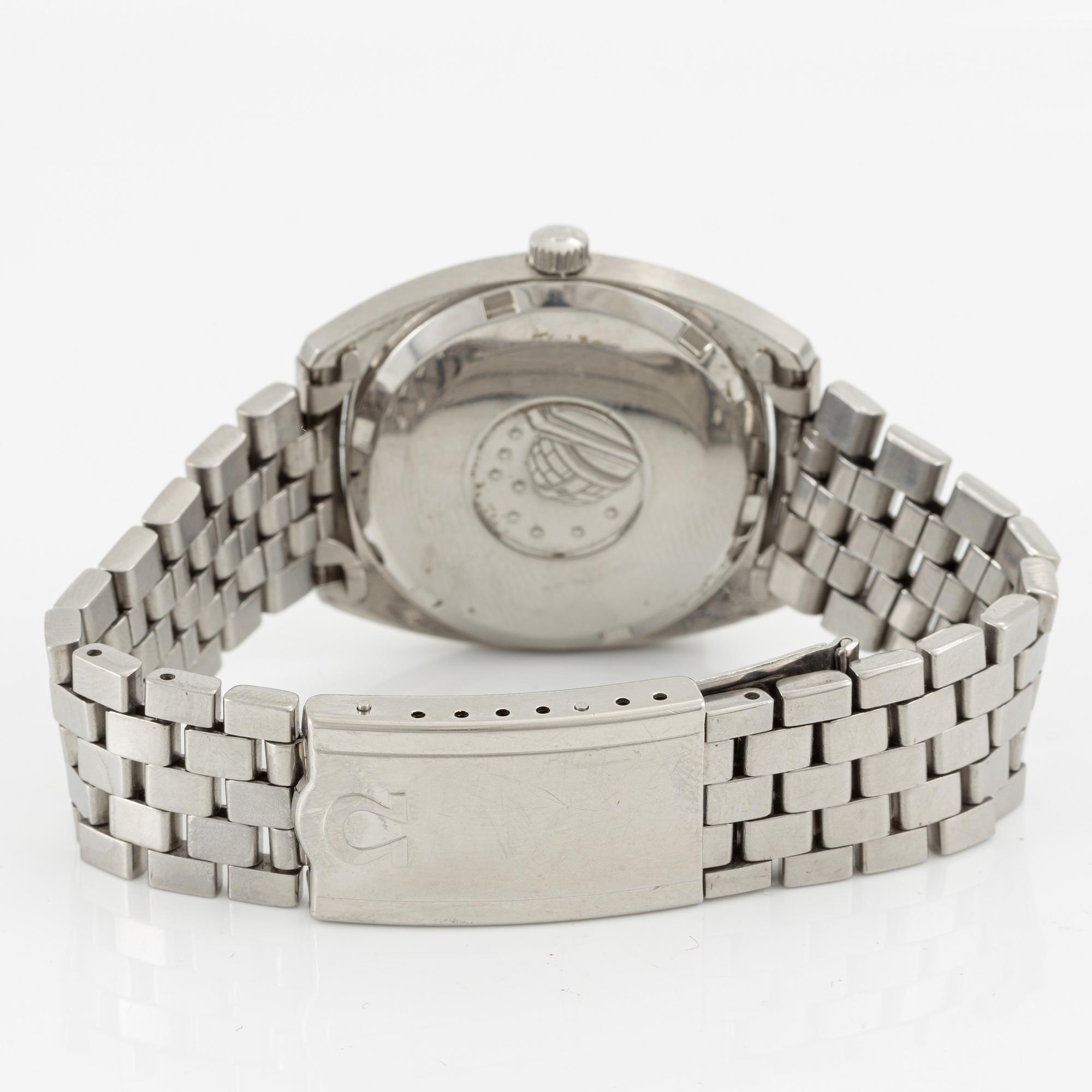 Omega, Constellation, "C", Chronometer, "Linen Dial", wristwatch, 35 mm.