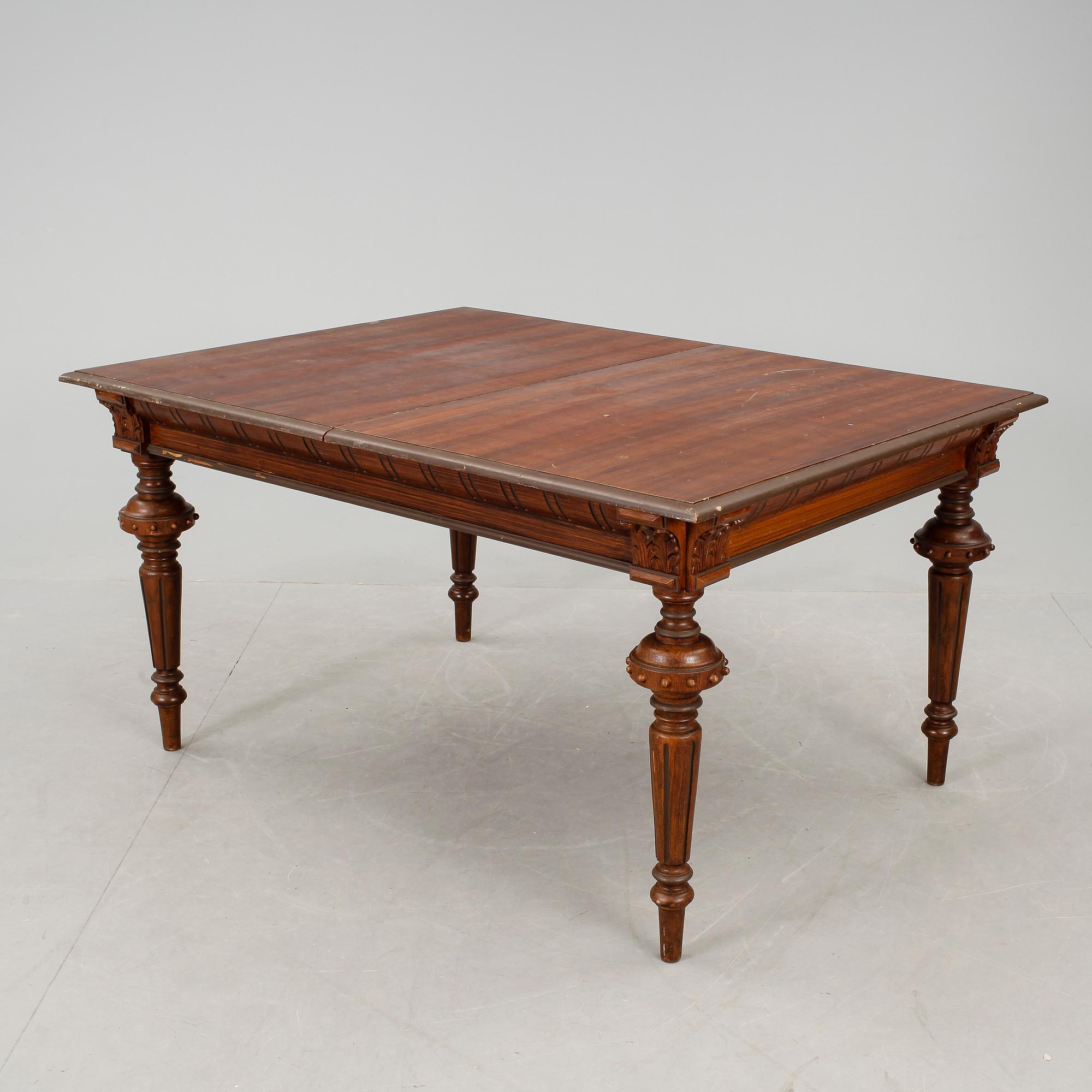 BIBLIOTEKSBORD, nyrenässans, 1800-tal.