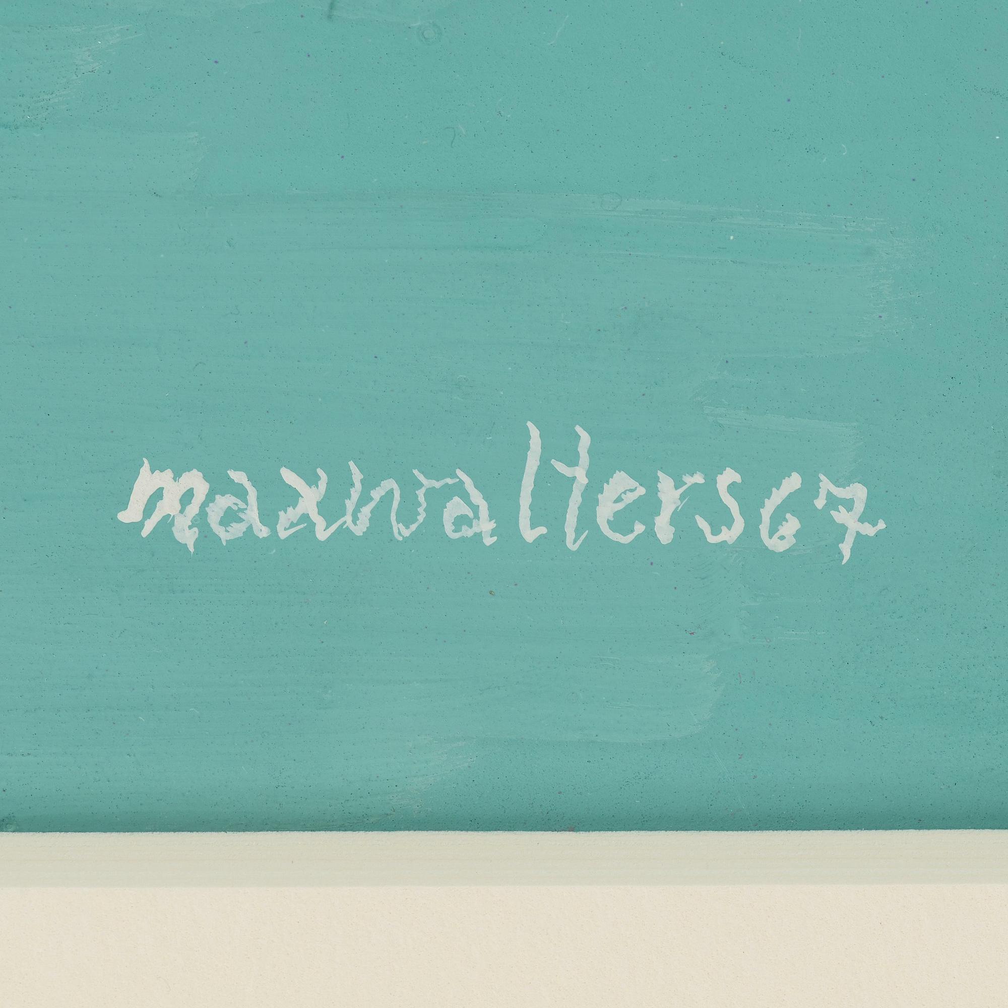 MAX WALTER SVANBERG, mixed media with collage, signed and dated -67.