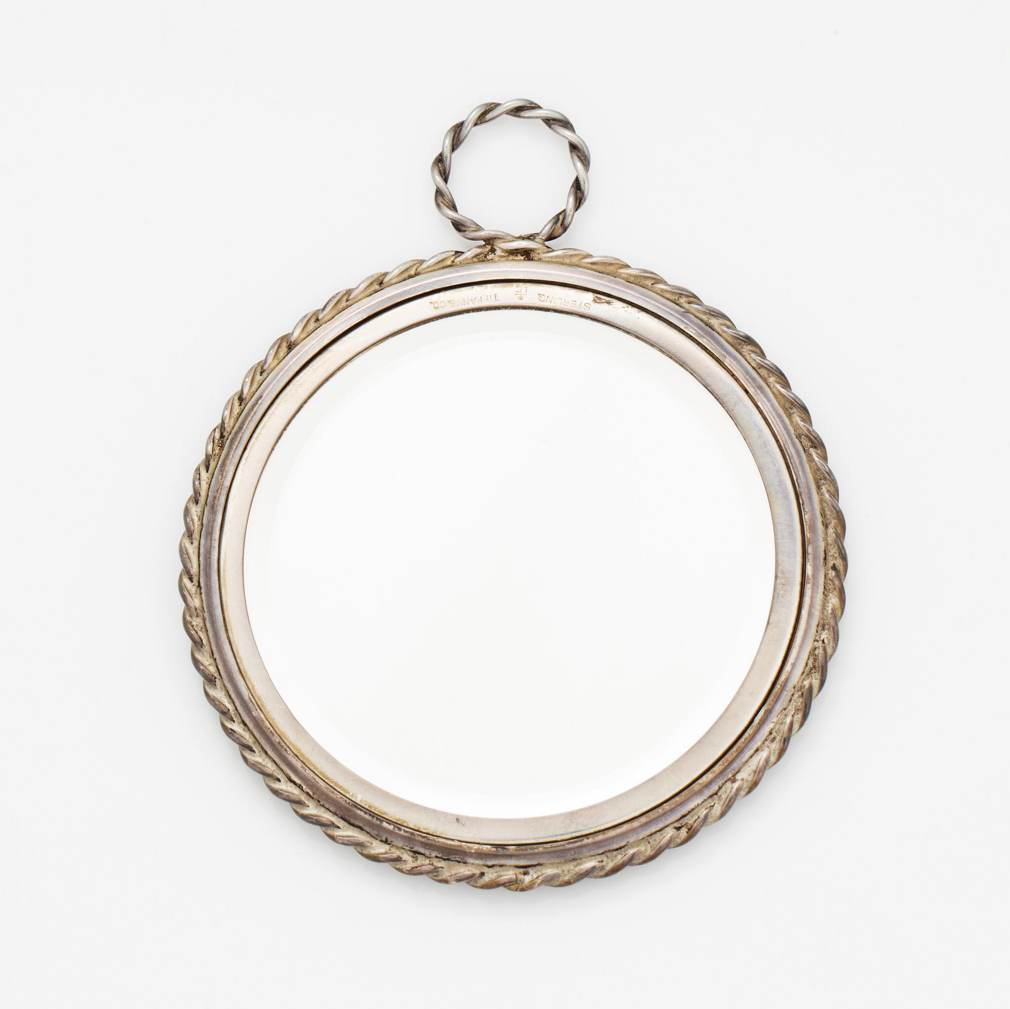 Small mirror, Tiffany & Co, silver.