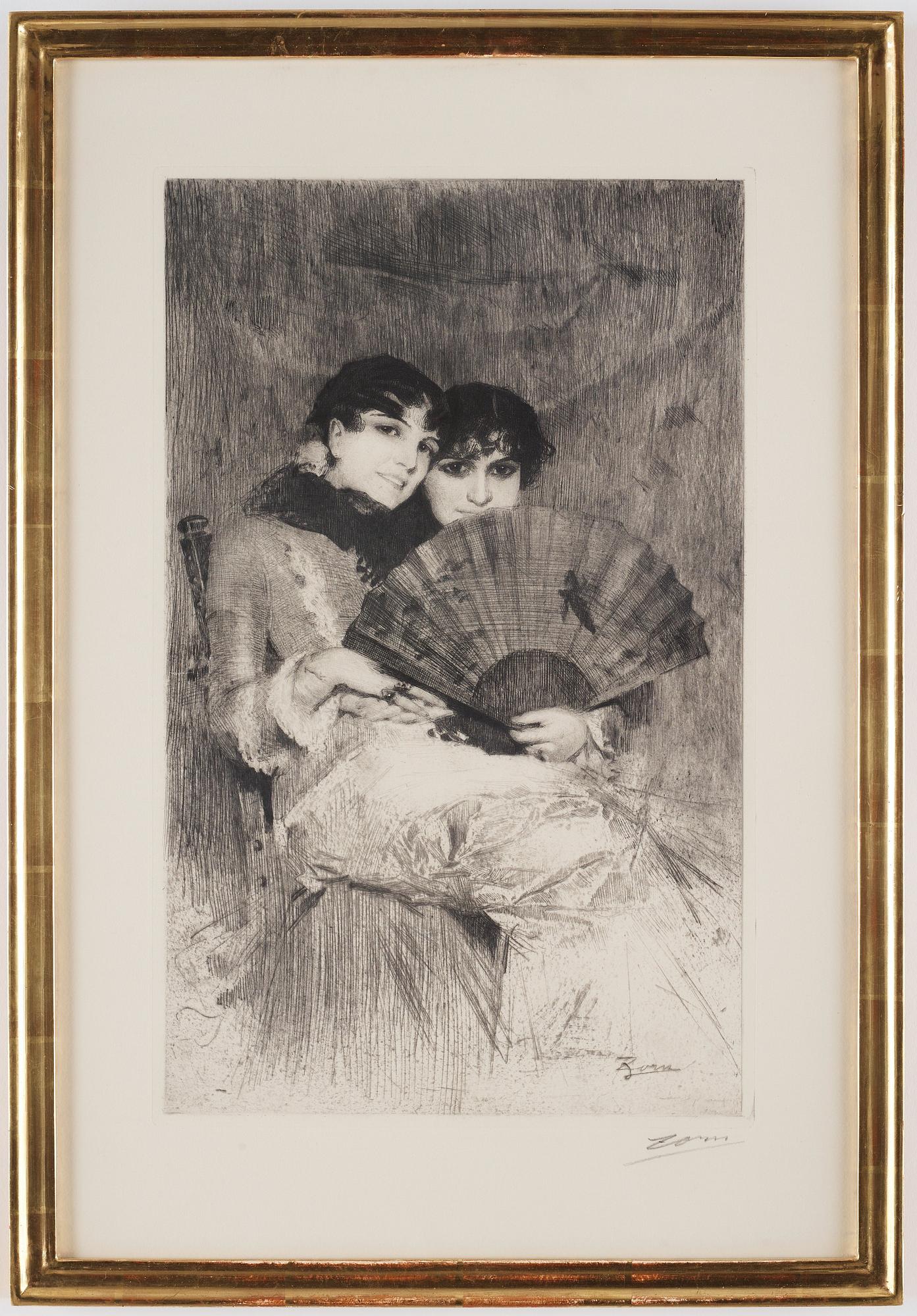 Anders Zorn, "Kusinerna".