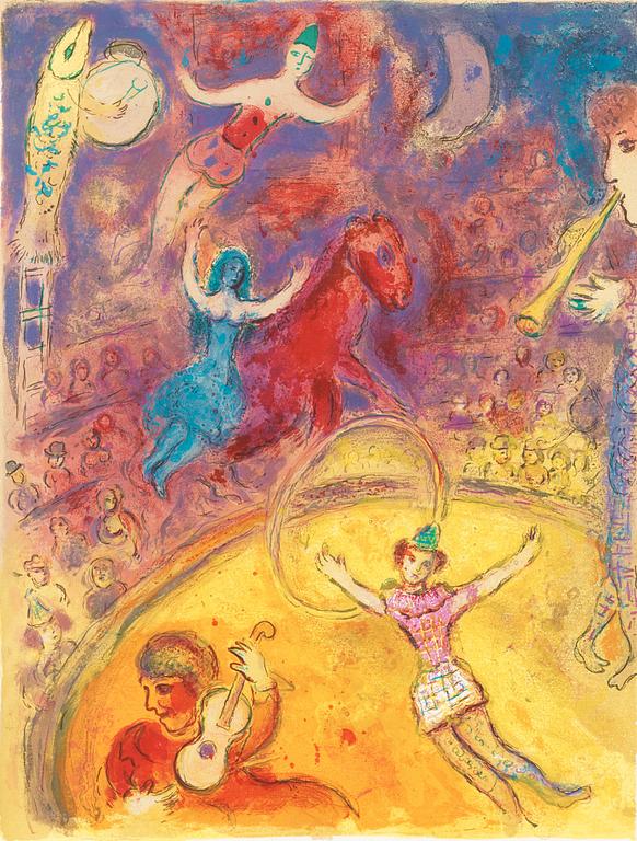 Marc Chagall, From: "Le Cirque".